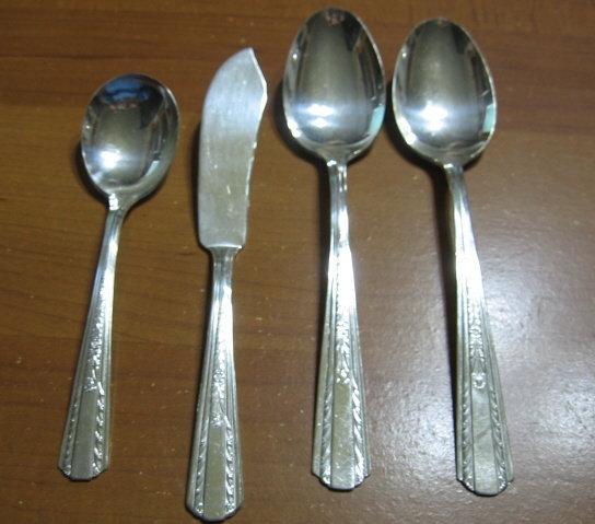 International HOLLYWOOD Silver Silverplate Serving Pcs