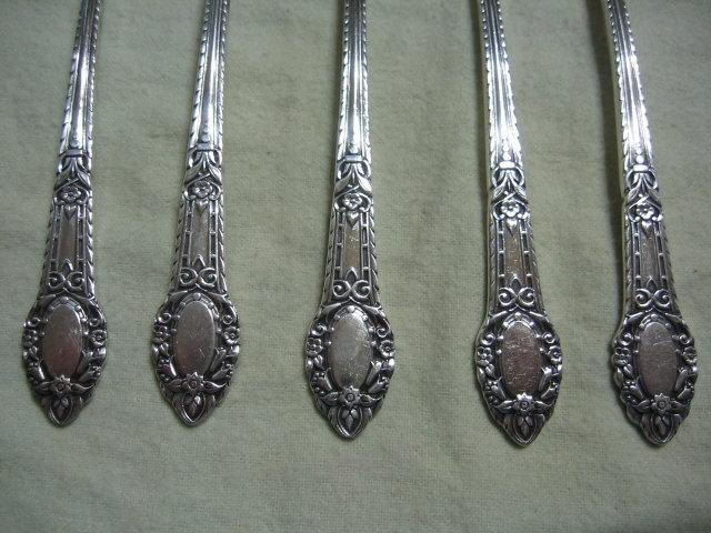 OLD SOUTH RENDEZVOUS Oneida/Wm Rogers Silverplate 5pc Lot.