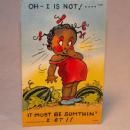 Black Girl in Watermelon Patch Postcard - Ethnographic
