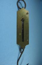 Brass POCKET SCALE Antique - Czech metalware tool
