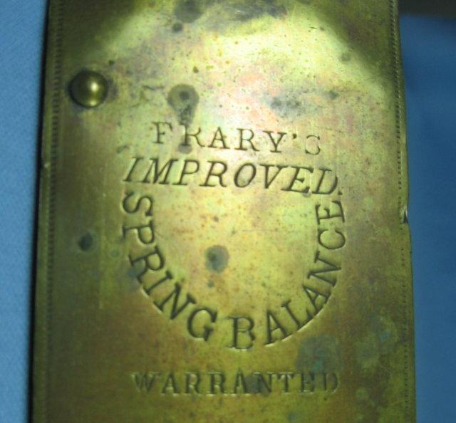 Antique Brass 48# Spring Balance Scale by FRARYS * metalware tool