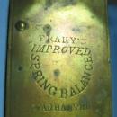 Antique Brass 48# Spring Balance Scale by FRARYS * metalware tool