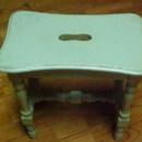 Green Stool Painted Knock Down - Furniture