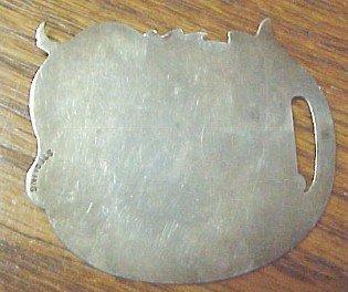 LuggageTag Victorian Cupid Angel - Silver
