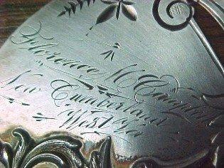 LuggageTag Victorian Cupid Angel - Silver
