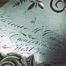 LuggageTag Victorian Cupid Angel - Silver