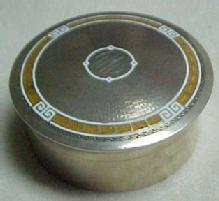 Kerr + Co. Gorham Sterling Enameled Box - Silver