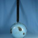 Blue GRANITEWARE Water Dipper or Ladle - Antique metalware