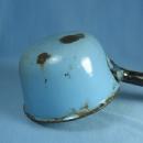 Blue GRANITEWARE Water Dipper or Ladle - Antique metalware