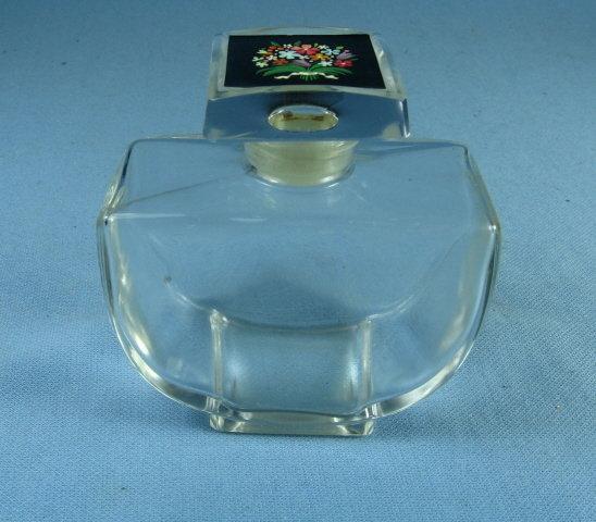 FLEURS DE ROCAILLE PARFUM by De Caron - Baccarat Glass Perfume Bottle in Original box
