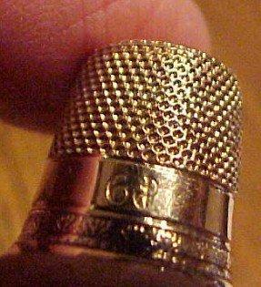 SIMONS 14K GOLD Thimble - Tools