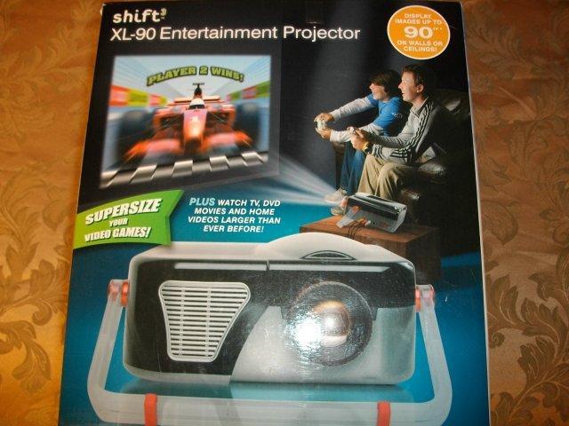 Entertainment Projector SHIFT XL-90 - Projects Video Games TV to Ceiling