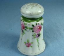 Porcelain Shaker or Handpainted HATPIN Holder - Antique Vintage