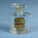 CONQUEST Perfume Bottle - Vintage miniature Blown Glass