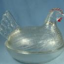 HEN on NEST - Indiana Clear Glass Chicken Candy Dish