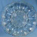 OYSTER or MUSSEL Serving Plate Tray - Vintage Clear Glass