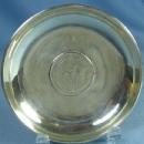 Hong Kong SILVER DOLLAR Dish - 1974 Coin