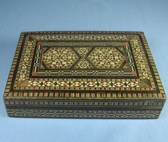 Hand Painted Dresden Porcelain Covered BOX - Jewelry or Trinket Hinged Lid Box