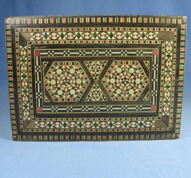 Hand Painted Dresden Porcelain Covered BOX - Jewelry or Trinket Hinged Lid Box