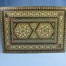 Hand Painted Dresden Porcelain Covered BOX - Jewelry or Trinket Hinged Lid Box