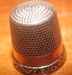 14K Gold Thimble KMD - Sewing