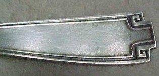 Gorham Greek Key Sterling Silver Fork - Silver
