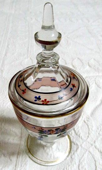 1920's Embossed Candy - Glass