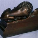 LION OF LUCERNE Cast Iron Bookends - Metalware