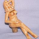 Nude Lady Niagara Falls Souvenir Porcelain Bottle Stopper