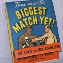 BUICK 1936 Joe Louis/Max Schneling Boxing Match Book of Matches - Advertising
