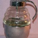 Unique Clear Glass and Metal SYRUP DISPENSER - Metalware