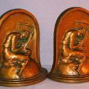 Cast Metal LOST HOPE Bookends - Metalware
