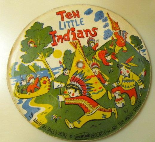 Ten Little Indians / A Frog Went A-Walking record