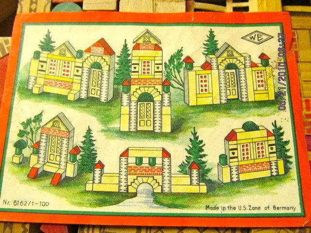 German Building Blocks in original Box - Toys