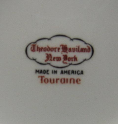 Limoges Porcelain PLATTER - Huge Antique TOURAINE Pattern Serving Platter