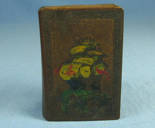 MATCH Holder & Strike - Hand Painted Pocket Case for Stick Matches