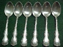 BIRKS Sterling Demotas Spoons (6) - Silver