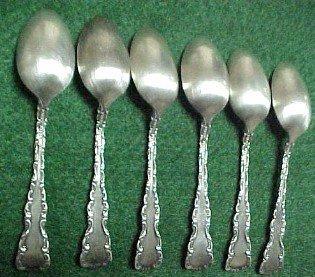 BIRKS Sterling Demotas Spoons (6) - Silver