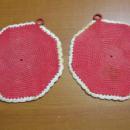 Hand Crochet POTHOLDERS Hot Pad Textiles