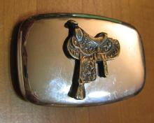 SADDLE Belt Buckle - Vintage Estate Jewelry