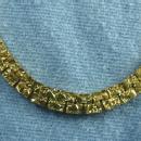 Goldtone NUGGET 23 inch Necklace - Vintage Costume Jewelry