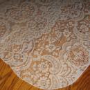 Fancy LACE Tablecloth 68 x 50 inch Ecru - Fancy LACE Tablecloth 68 x 50 inch Ecru - Vintage textile