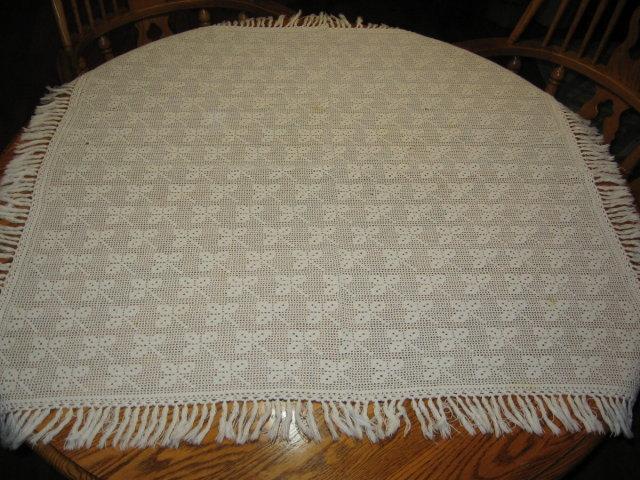 WESTERN Phoenix Bird Tablecloth - Vintage Textile