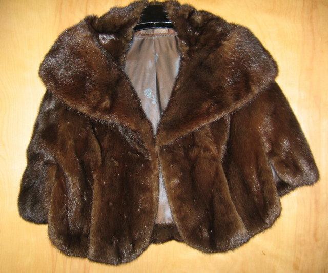 Natural Emba AUTUMN HAZE Mink Coat (Med Blue) - Vintage Fur Apparel
