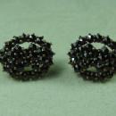 Bohemian GARNET Earrings - Antique Fine Jewelry
