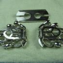Designer CORO Rhinestone DUETTE Brooch Clip - Antique Estate Designer Costume Jewelry