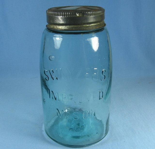 SWAYZEE'S Improved Mason Canning or Fruit Jar