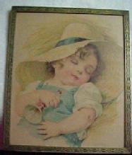 Maud Humphrey Print Little Boy Blue - Fine Art + Lamps