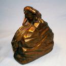 SEARCHING INDIAN Cast Metal Bookends - Metalware