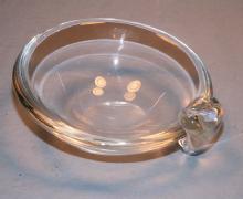 Signed STEUBEN Crystal Glass Mint Bowl